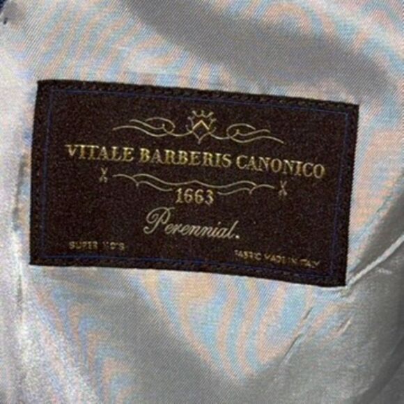 $599 Suitsupply Lazio 44R FULL SUIT 100% Wool VBC fabric Men's 38x30 pants - Picture 9 of 17